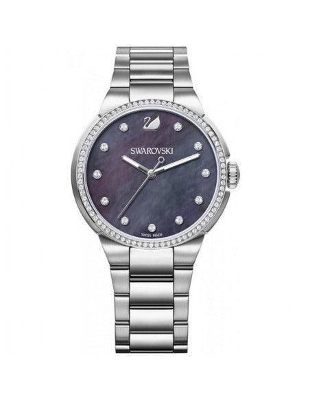 OROLOGIO SWAROVSKI DONNA IN ACCIAIO QUADRANTE NERO