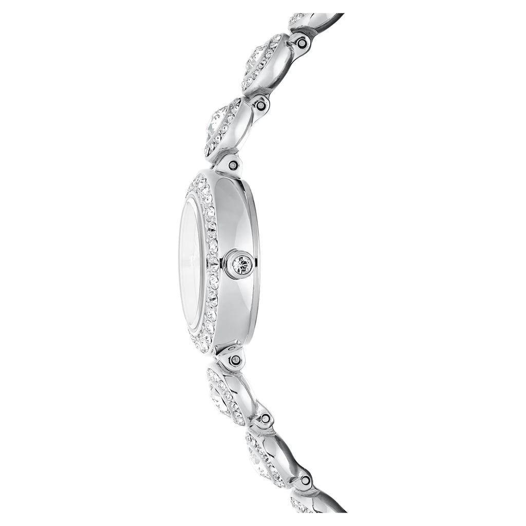 Orologio Una Angelic Bracciale in cristallo, Tono argentato, Acciaio inossidabile
