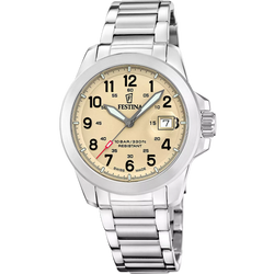 Orologio Uomo Festina Swiss Made Field F20081/1 - Vetro Zaffiro e 3 Cinturini Intercambiabili - OROLOGIO