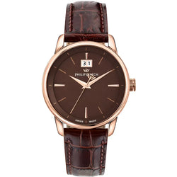 Orologio Uomo Philip Watch Anniversary al Quarzo - Cassa Rose Gold e Cinturino Marrone - R8251150012 - OROLOGIO