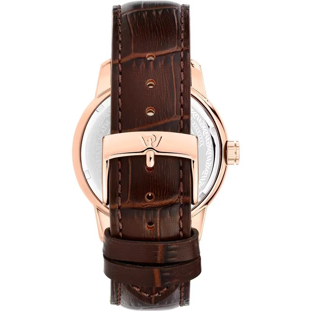 Orologio Uomo Philip Watch Anniversary al Quarzo - Cassa Rose Gold e Cinturino Marrone - R8251150012 - OROLOGIO