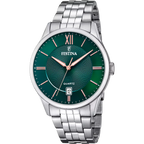 Orologio Uomo Verde con Cinturino in Acciaio - OROLOGIO