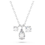 PENDENTE ATTRACT CLUSTER, BIANCO, PLACCATO RODIO