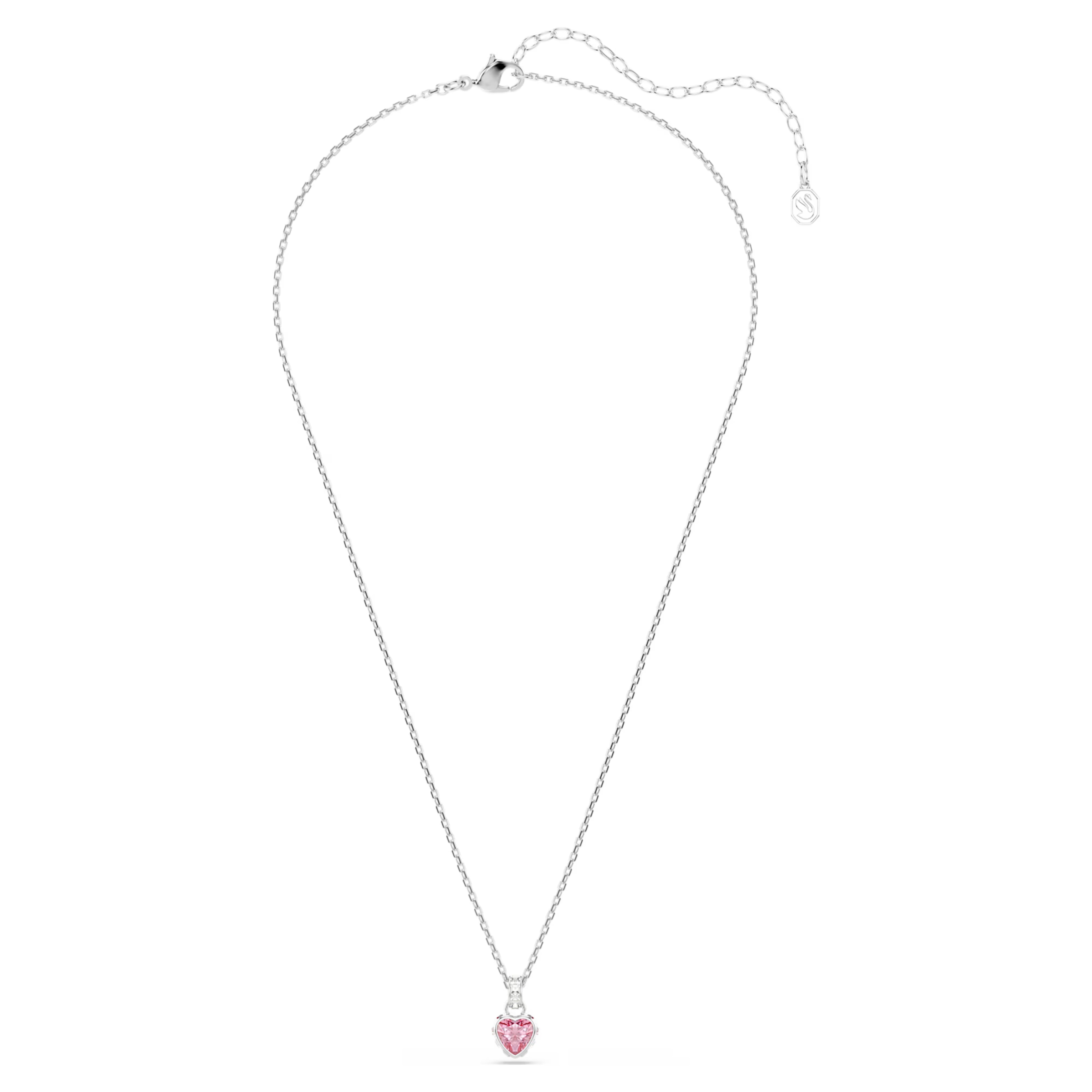 Pendente Chroma Taglio misto, Rosa, Placcato rodio