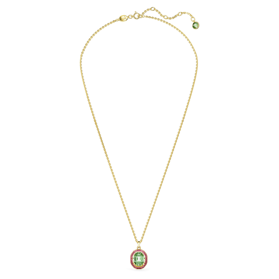 Pendente Chroma Taglio ottagonale, Multicolore, Placcato color oro