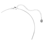 Pendente Constella Taglio Round Dancing stone Bianco Placcato rodio - COLLANA