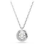 Pendente Dextera Taglio Round Bianco Placcato rodio - COLLANA