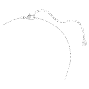 Pendente Hyperbola Taglio Round Bianco Placcato rodio - COLLANA