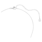 Pendente Hyperbola Taglio Round Bianco Placcato rodio - COLLANA