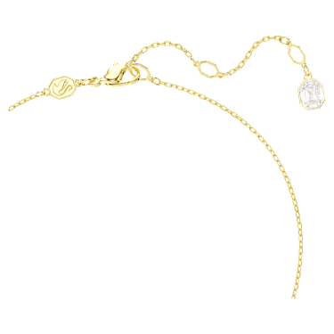 Pendente Idyllia Crystal Pearl Taglio misto Fiore Multicolore Placcato color oro - COLLANA