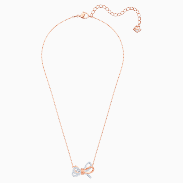 PENDENTE LIFELONG BOW, BIANCO, MIX DI PLACCATURE