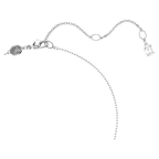 Pendente Matrix Taglio baguette Nodo Bianco Placcato rodio - COLLANA