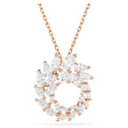 Pendente Mesmera Taglio Marquise, Bianco, Finitura oro rosa 18K