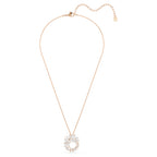 Pendente Mesmera Taglio Marquise, Bianco, Finitura oro rosa 18K