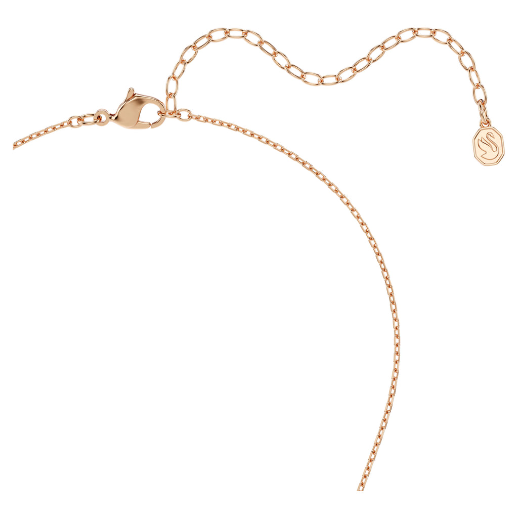 Pendente Mesmera Taglio Marquise, Bianco, Finitura oro rosa 18K