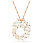 Pendente Mesmera Taglio Marquise, Bianco, Finitura oro rosa 18K
