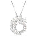 Pendente Mesmera Taglio Marquise, Bianco, Placcato rodio