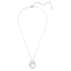Pendente Mesmera Taglio Marquise, Bianco, Placcato rodio