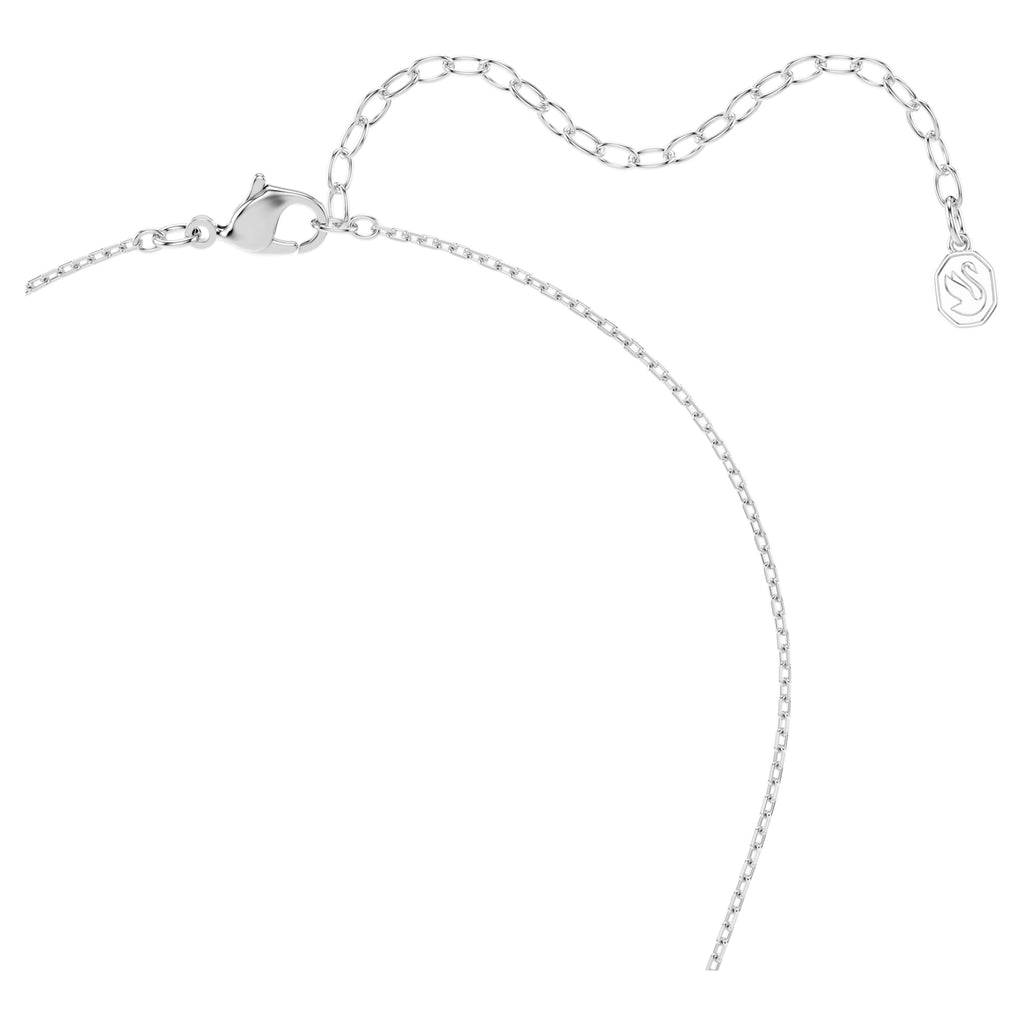 Pendente Mesmera Taglio Marquise, Bianco, Placcato rodio