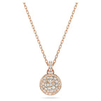 Pendente Meteora Bianco, Placcato color oro rosa