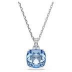 Pendente Millenia Taglio Cushion, Blu, Placcato rodio