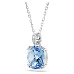 Pendente Millenia Taglio Cushion, Blu, Placcato rodio