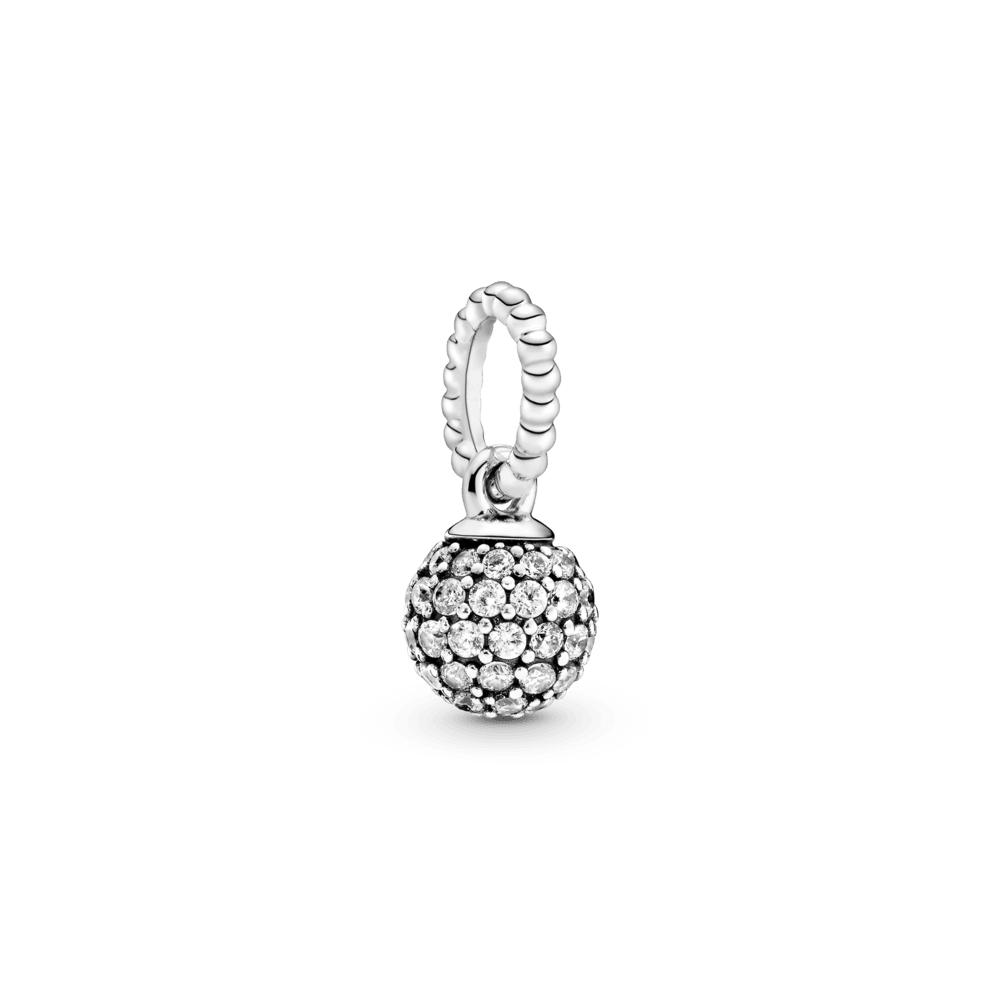 PENDENTE SFERA DECORATO CON PAVÉ