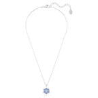 Pendente Swarovski Fiocco di Neve Magic Placcato Rodio e Zirconia Blu - COLLANE