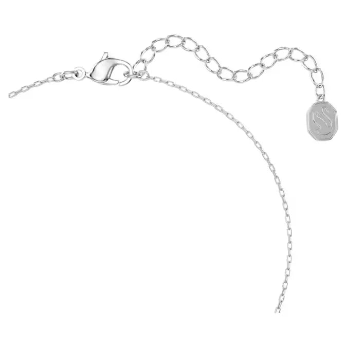 Pendente Swarovski Fiocco di Neve Magic Placcato Rodio e Zirconia Blu - COLLANE