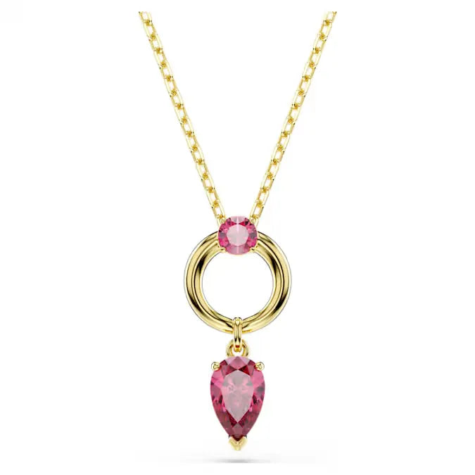 Pendente Swarovski Mesmera: Un Tocco di Rosso Incandescente - COLLANE