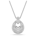 Pendente Swarovski Sublima Placcato Rodio con Zirconia - Eleganza e Stile - COLLANE