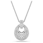 Pendente Swarovski Sublima Placcato Rodio con Zirconia - Eleganza e Stile - COLLANE
