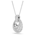 Pendente Swarovski Sublima Placcato Rodio con Zirconia - Eleganza e Stile - COLLANE