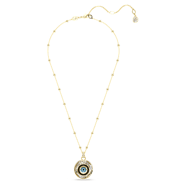 Pendente Symbolica Evil eye Medio Multicolore Placcato color oro SWAROVSKI - COLLANE