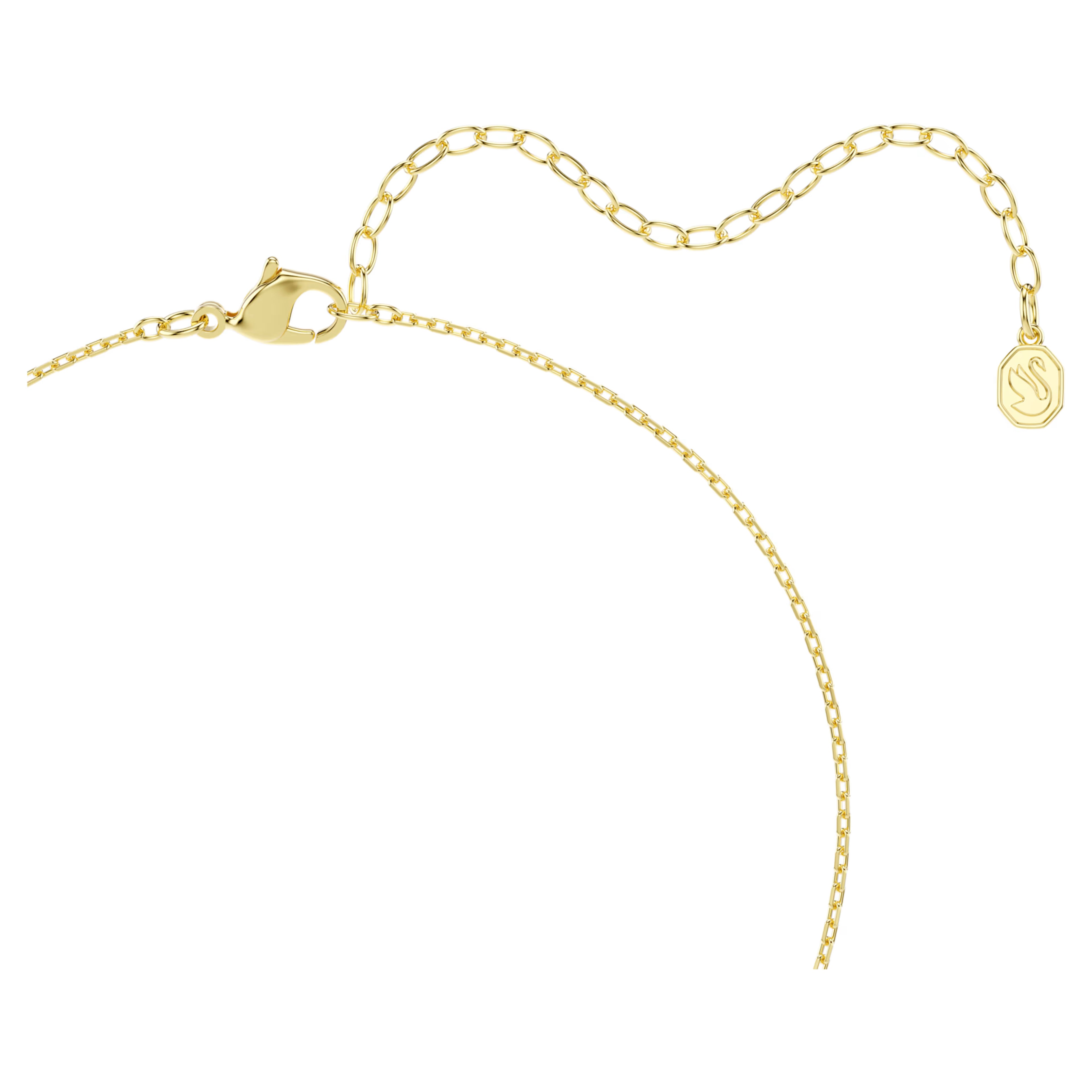 Pendente Una Angelic Taglio Cushion, Bianco, Finitura oro 18K