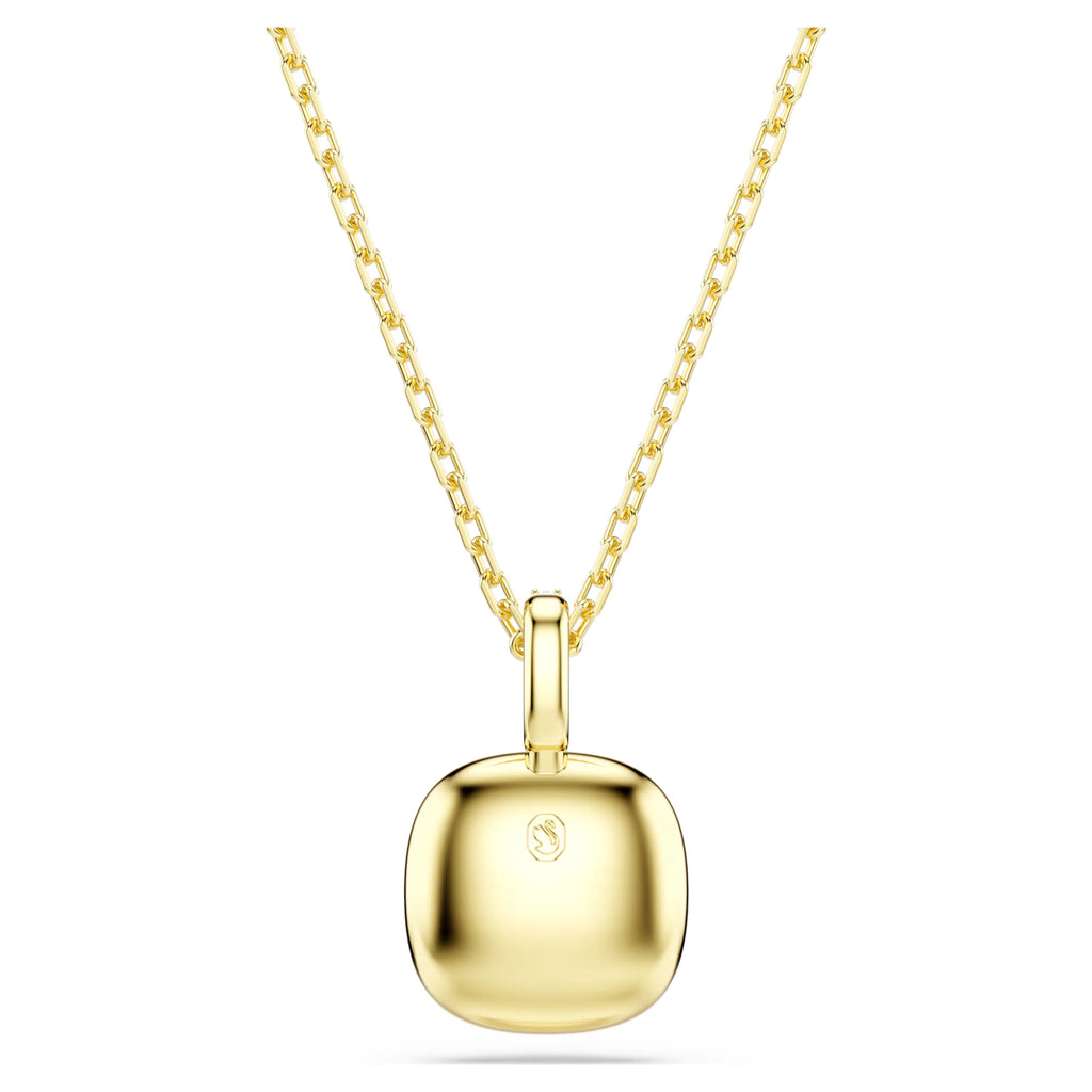 Pendente Una Angelic Taglio Cushion, Bianco, Finitura oro 18K