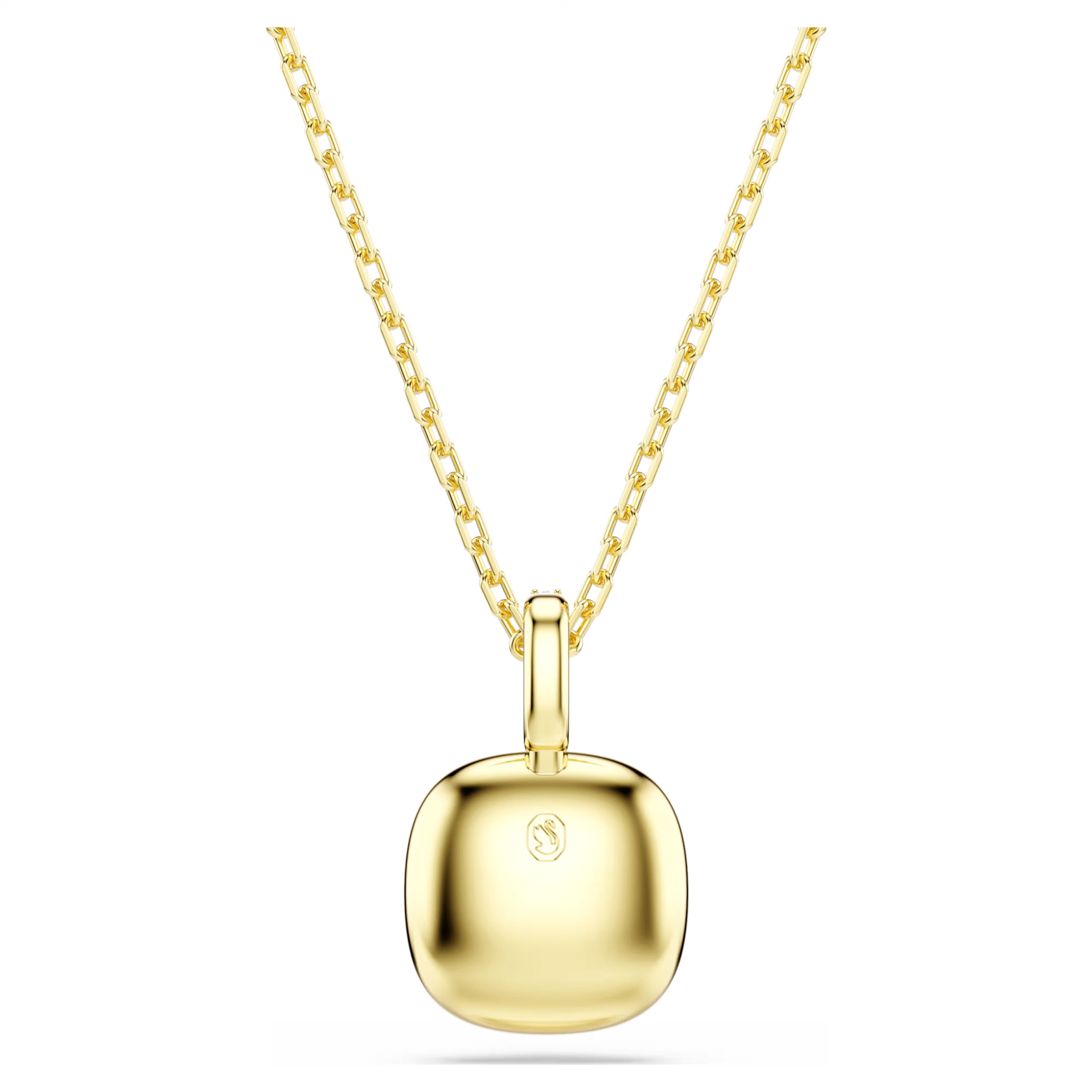 Pendente Una Angelic Taglio Cushion, Bianco, Finitura oro 18K