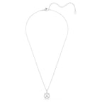 Pendente Una Angelic Taglio Cushion, Bianco, Placcato rodio