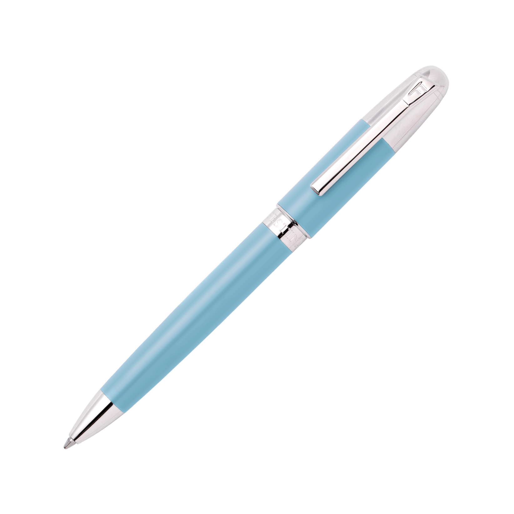 Penna a Sfera Classicals in Cromo con Inchiostro Blu Chiaro