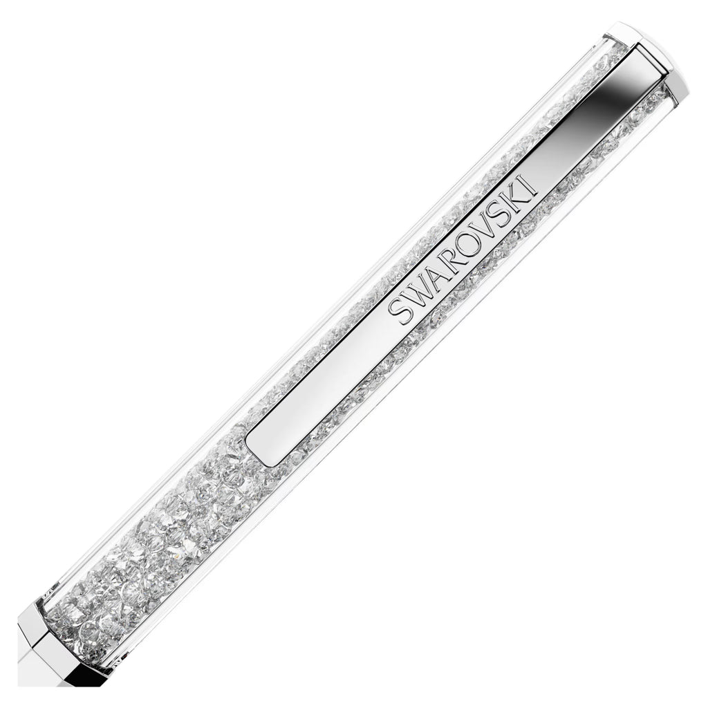 Penna a sfera Crystalline Laccato bianco, cromato