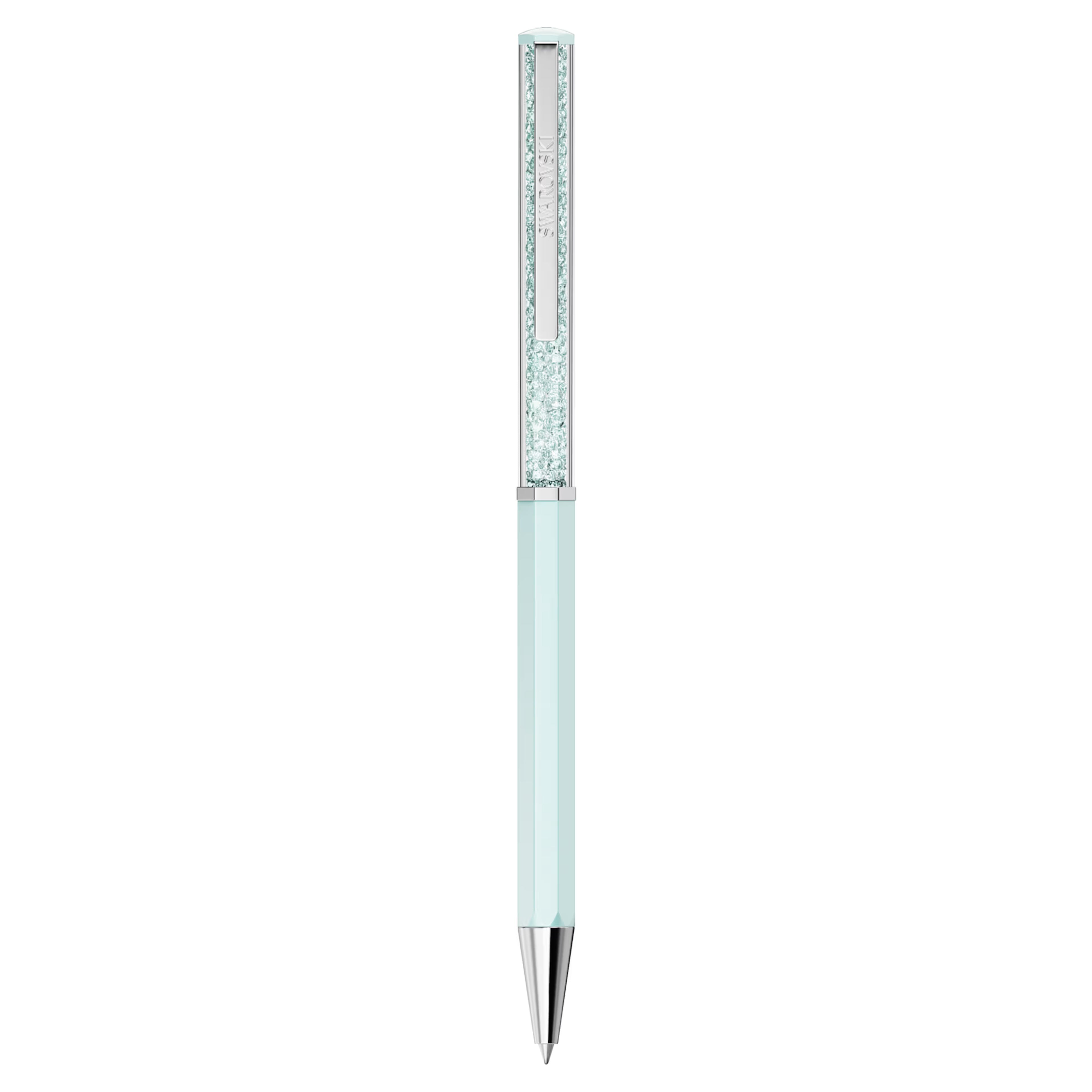 Penna a sfera Crystalline Laccato blu, cromato