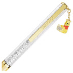 Penna a sfera Crystalline Winnie Pooh, Laccato giallo, placcato in tonalità oro