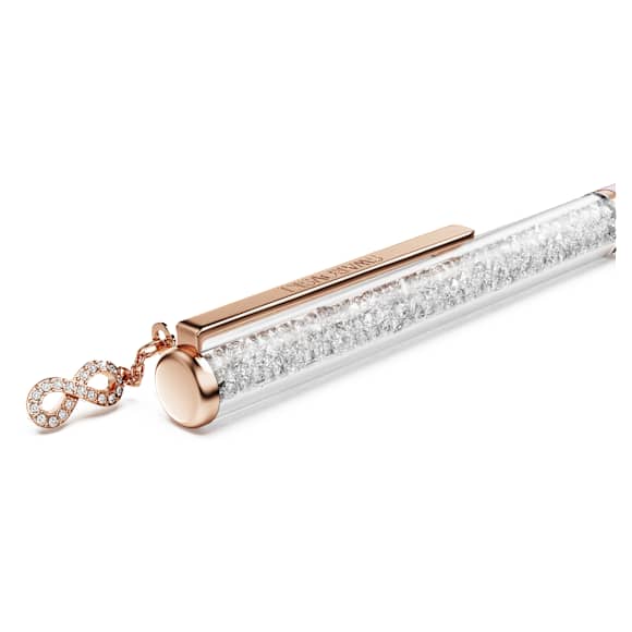 Penna a sfera Crystalline Silk Infinito Laccato rosa placcato color oro rosa - PENNE