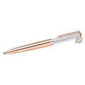 Penna a sfera Crystalline Swan Placcato oro rosa