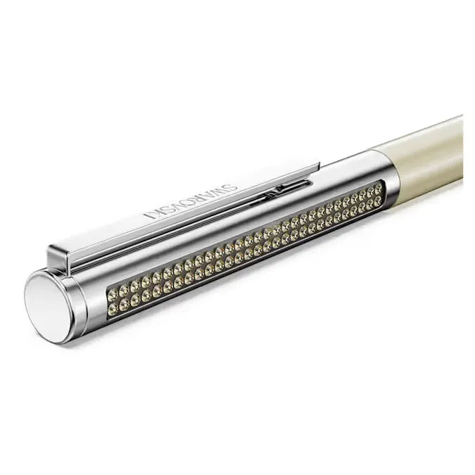 Penna a Sfera Swarovski Matrix Tennis – Beige e Placcato Oro | 5740678 - PENNE