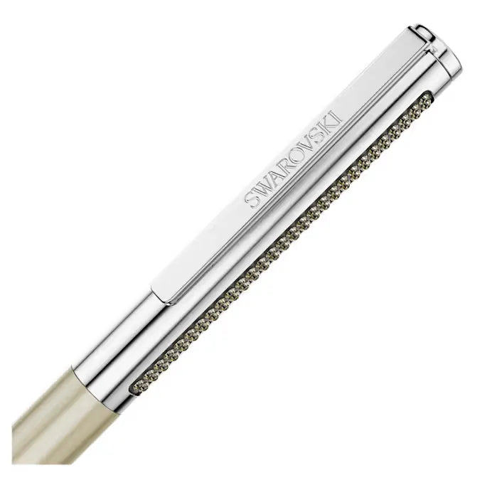 Penna a Sfera Swarovski Matrix Tennis – Beige e Placcato Oro | 5740678 - PENNE