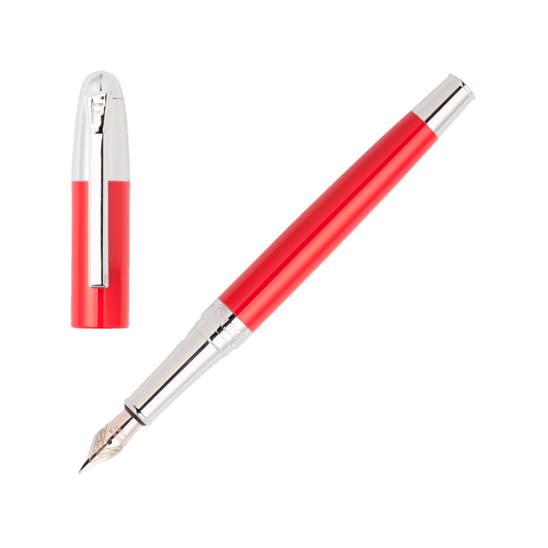 Penna Festina Rossa a Sfera con Piuma