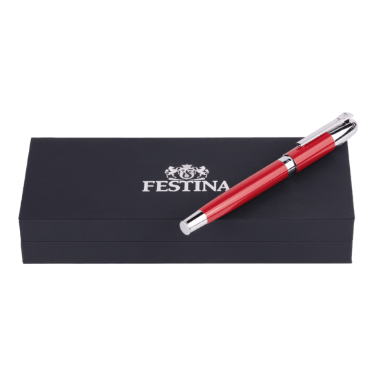 Penna Festina Rossa a Sfera con Piuma