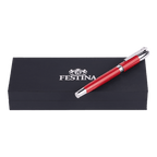 Penna Festina Rossa a Sfera con Piuma