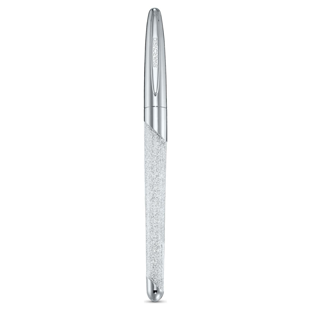 Penna Roller Crystalline Nova bianco, cromato